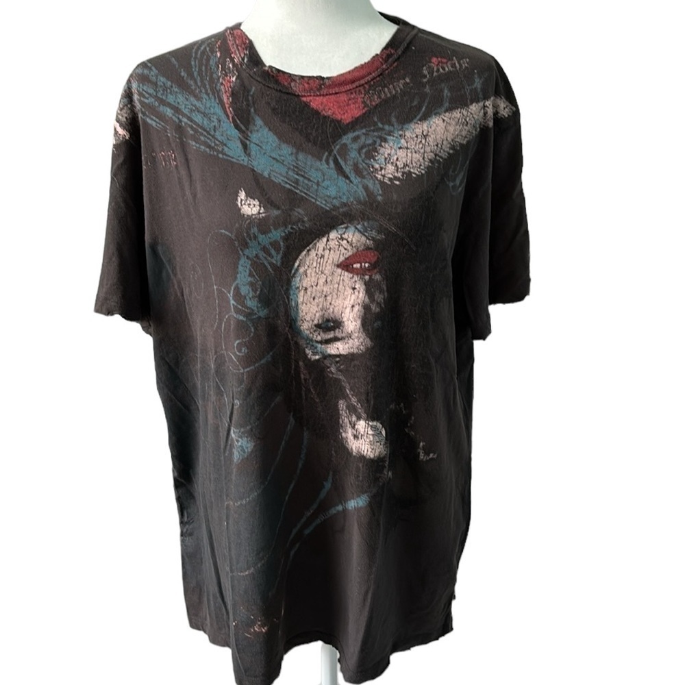 Monarchy Los Angeles Vintage Distressed Men T Shirt Size XXL